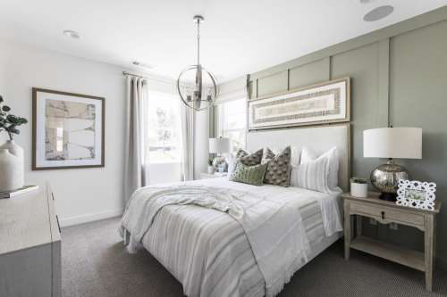 Plan 6 Model Home Bedroom